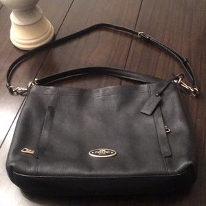 Black Leather Coach Purse